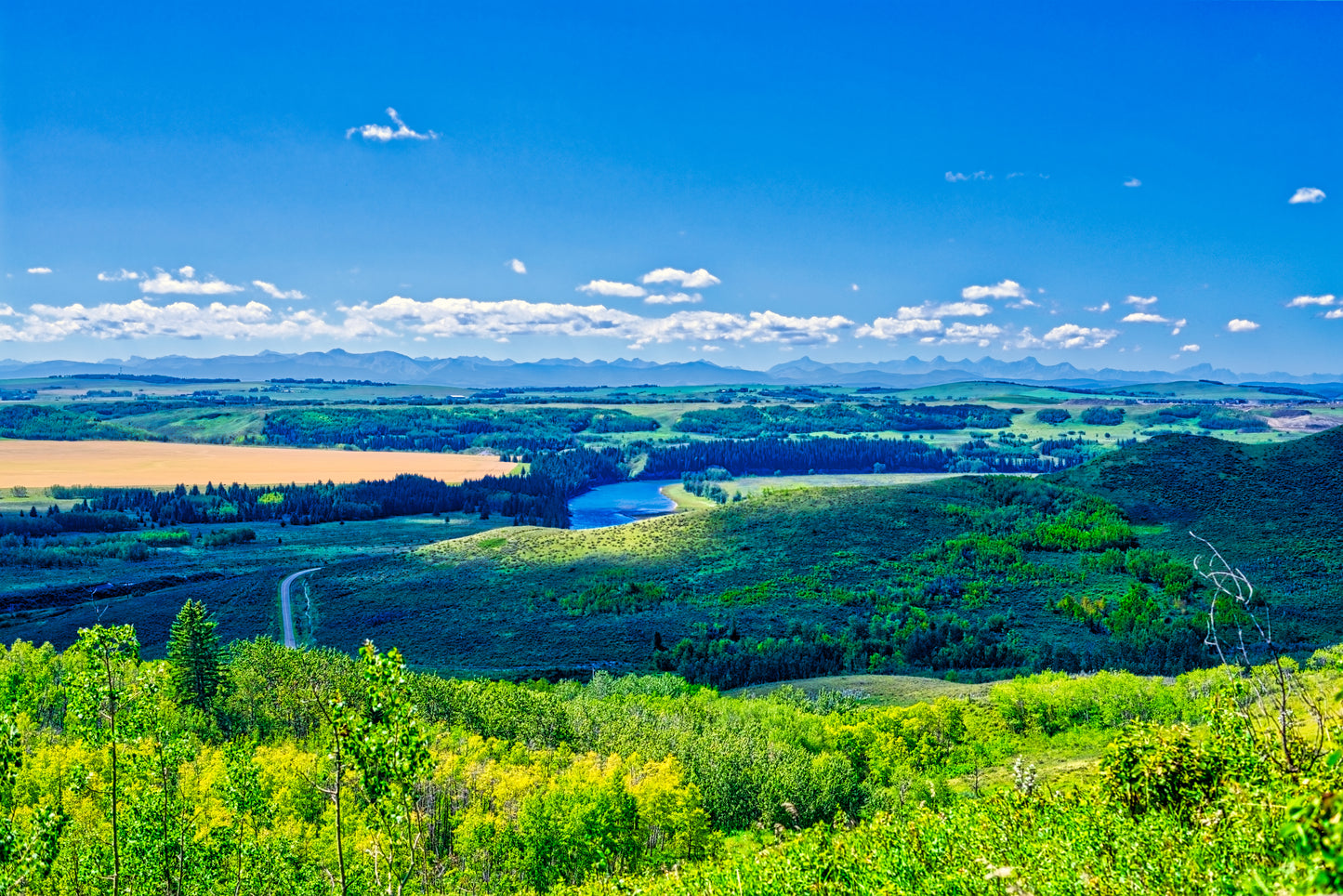Glenbow Ranch Provincial Park Viewpoint HDR Digital Download