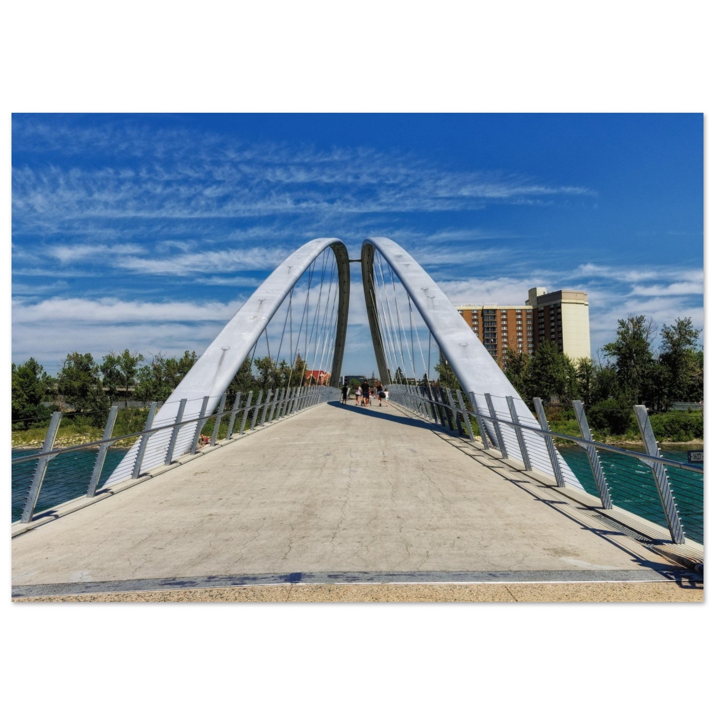 Premium Semi-Glossy Poster Print - George C. King Bridge