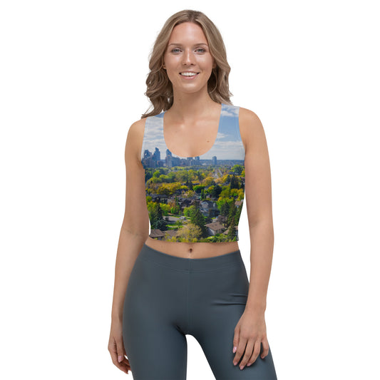 Women's All-Over Crop Top - McHugh Bluff Fall