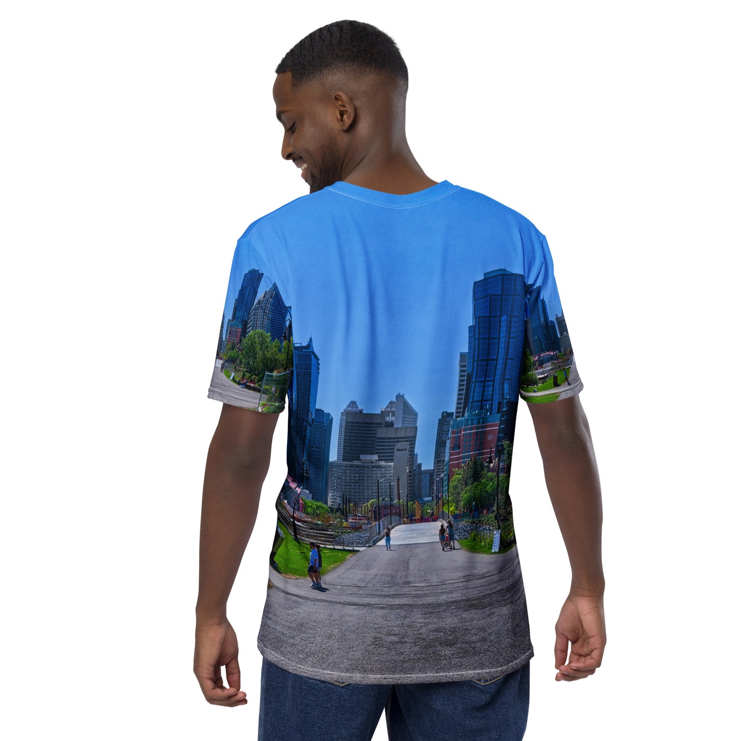 Men's All-Over T-Shirt - Downtown Calgary Prince's Island Park HDR