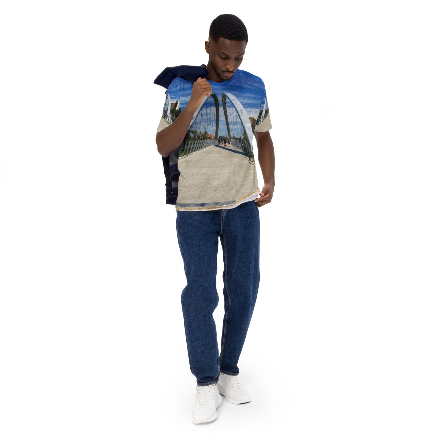 Men's All-Over T-Shirt - George C. King Bridge