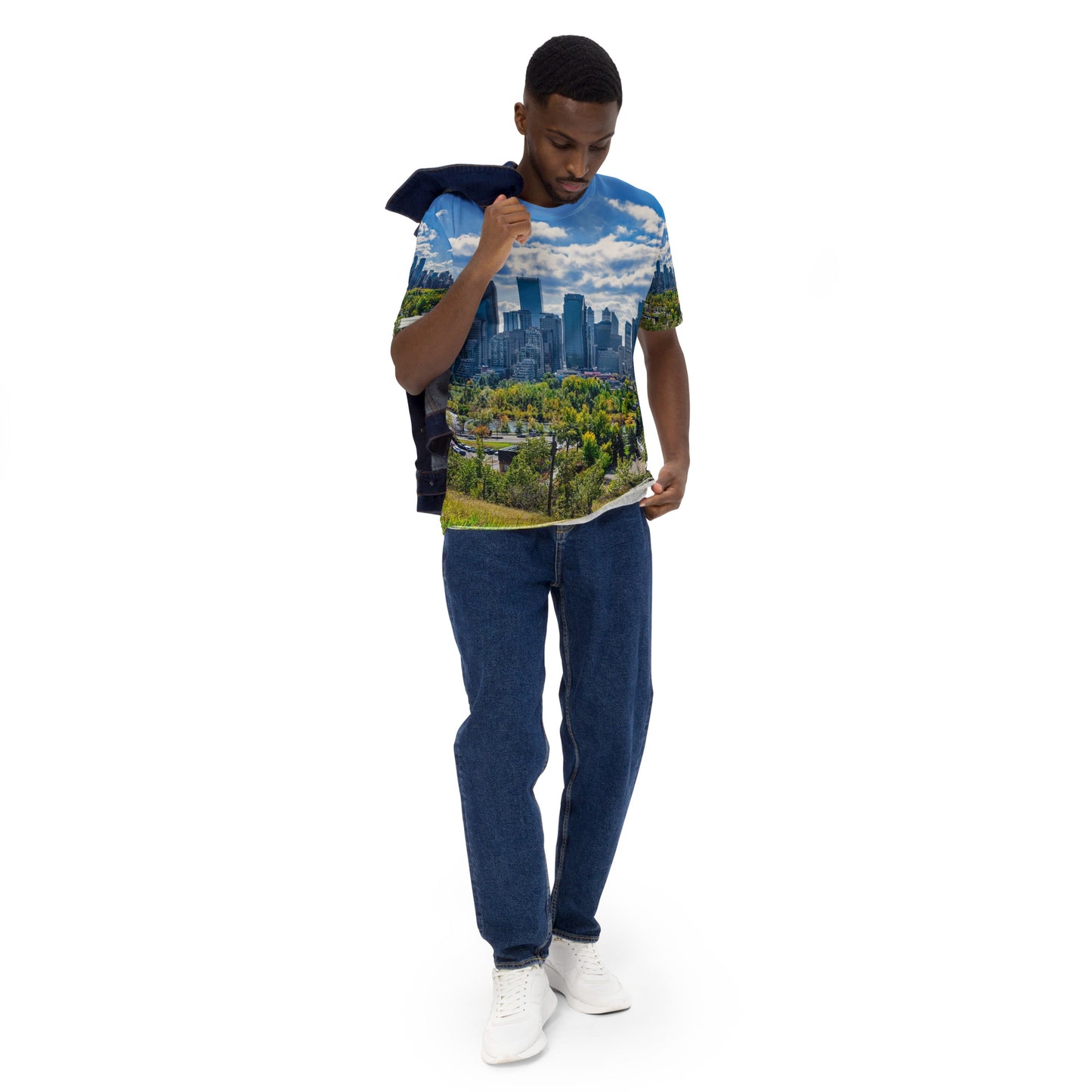 Men's All-Over T-Shirt - Downtown Calgary McHugh Bluff Fall