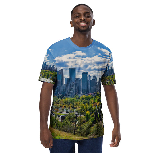Men's All-Over T-Shirt - Downtown Calgary McHugh Bluff Fall