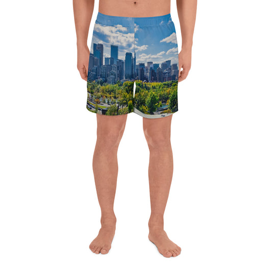 Men's Recycled Athletic Shorts - Downtown Calgary McHugh Bluff Fall