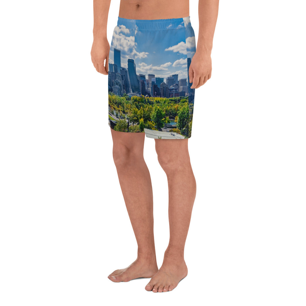 Men's Recycled Athletic Shorts - Downtown Calgary McHugh Bluff Fall