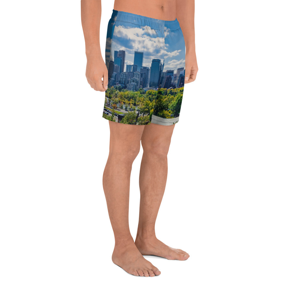 Men's Recycled Athletic Shorts - Downtown Calgary McHugh Bluff Fall