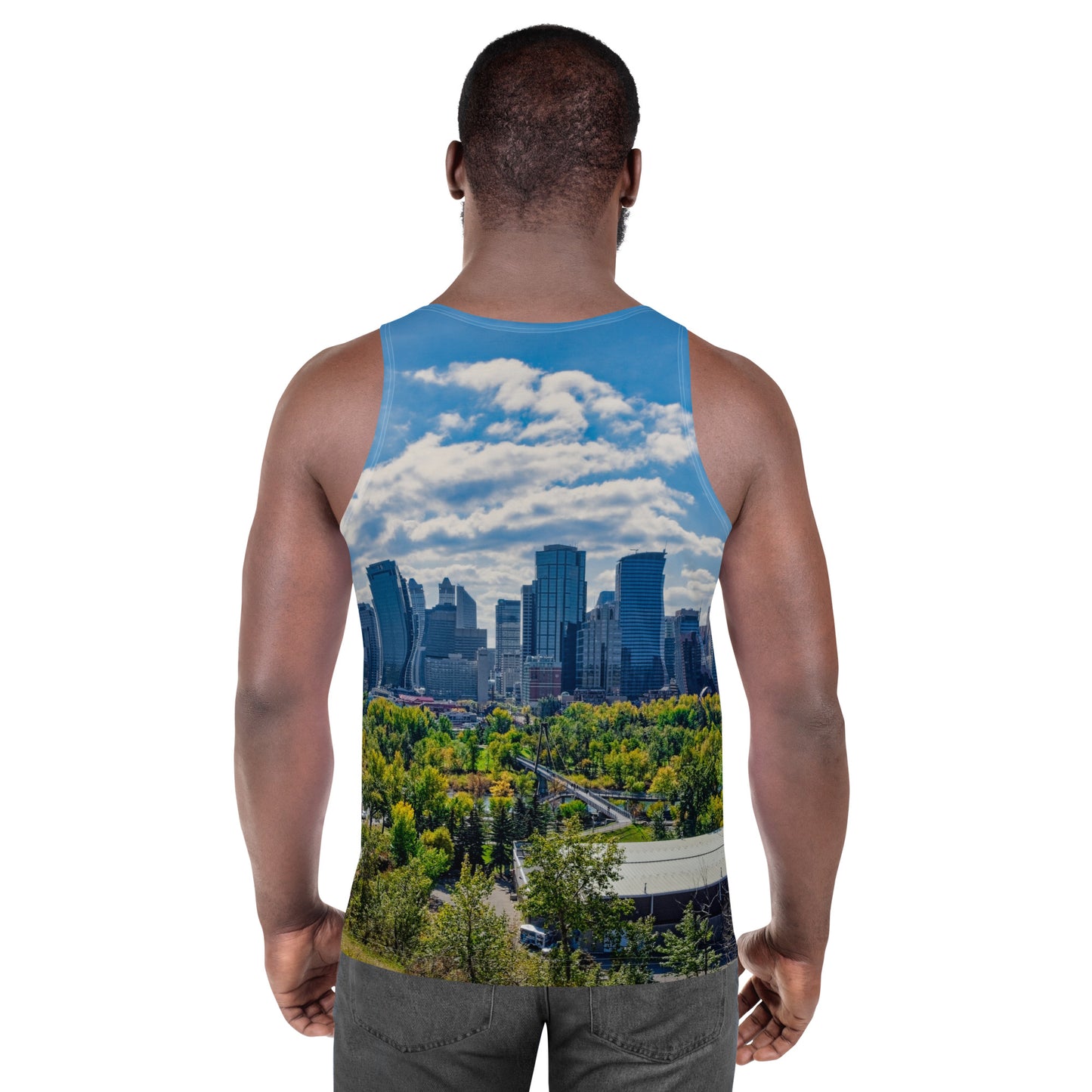 Men's All-Over Tank Top - Downtown Calgary McHugh Bluff Fall