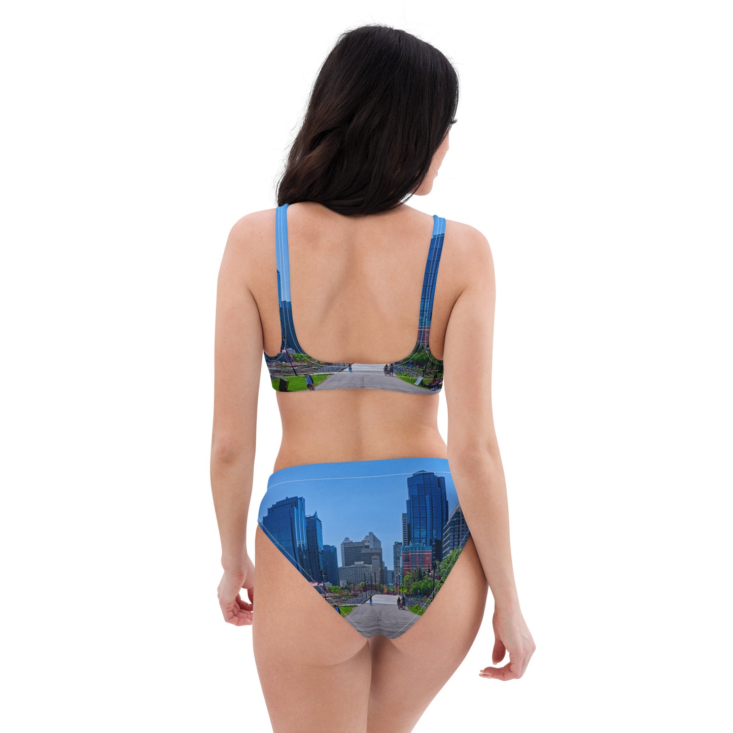 Recycled High-Waisted Bikini - Downtown Calgary Prince's Island Park HDR