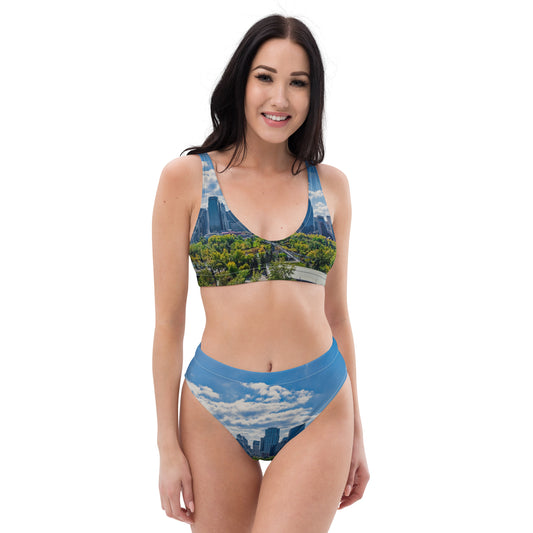 Recycled High-Waisted Bikini - Downtown Calgary McHugh Bluff Fall