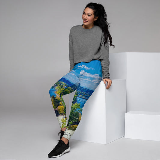 Women's Joggers - Bow River Peace Bridge McHugh Bluff Fall HDR