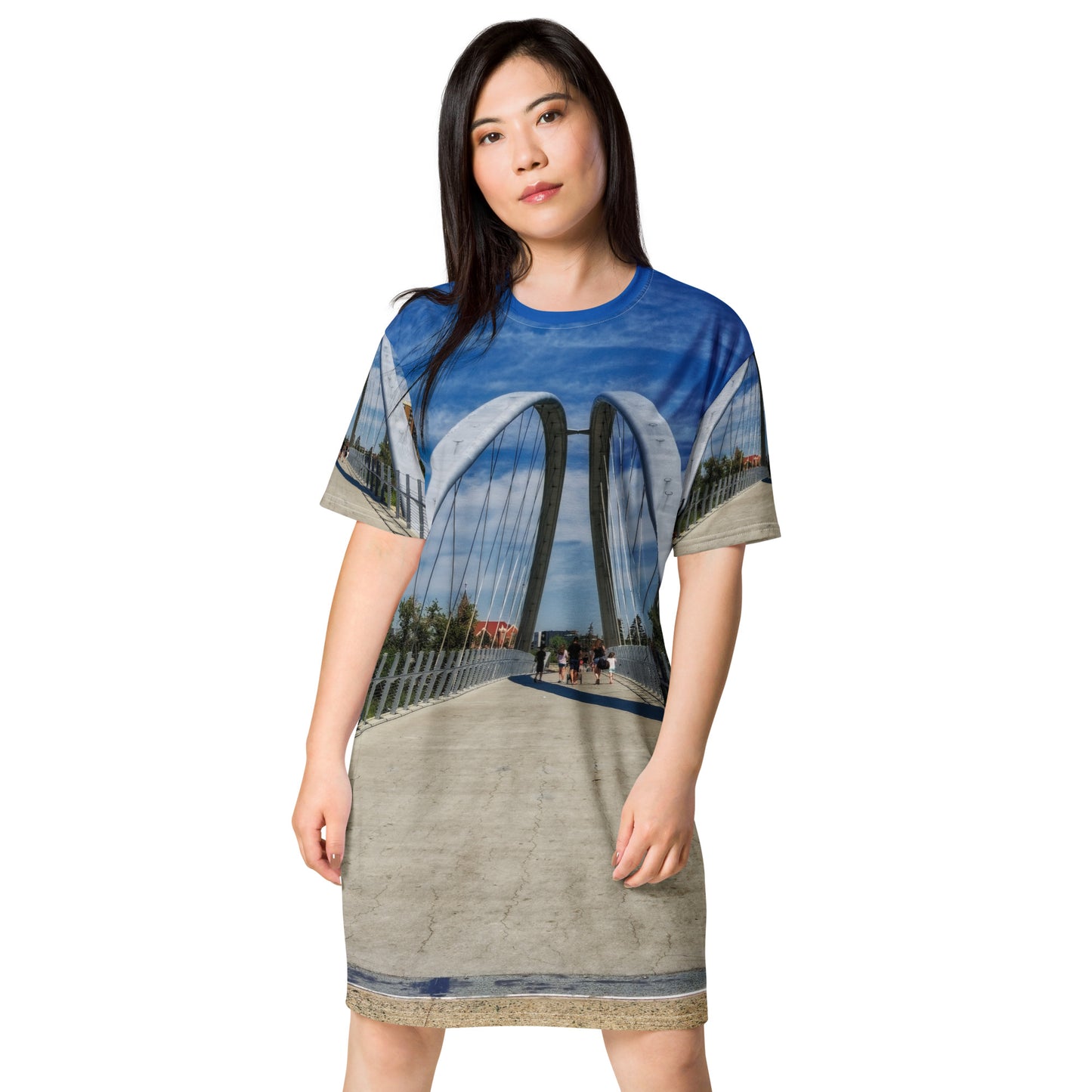 All-Over T-Shirt Dress - George C. King Bridge