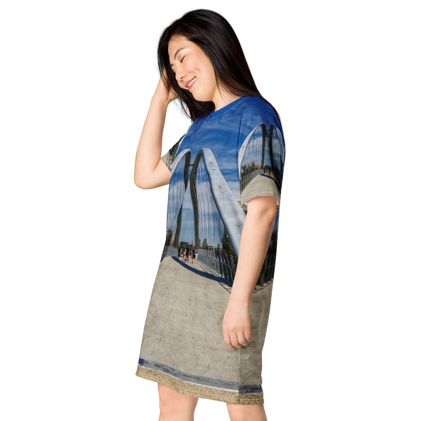 All-Over T-Shirt Dress - George C. King Bridge