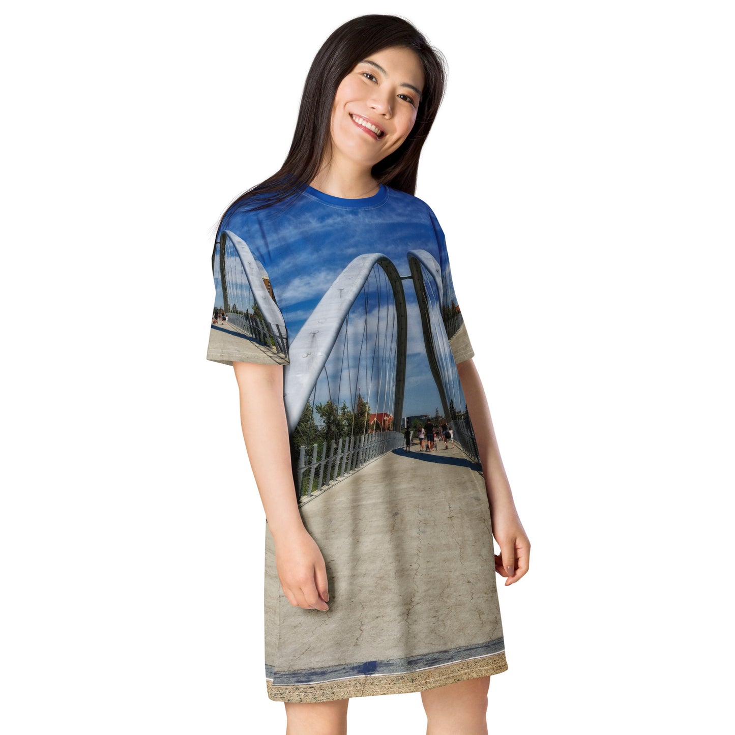 All-Over T-Shirt Dress - George C. King Bridge