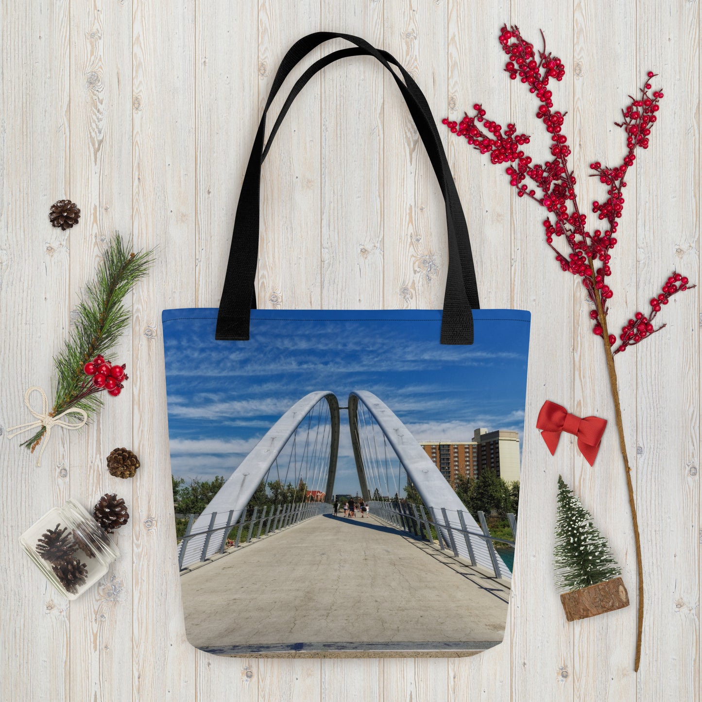All-Over Print Tote Bag - George C. King Bridge