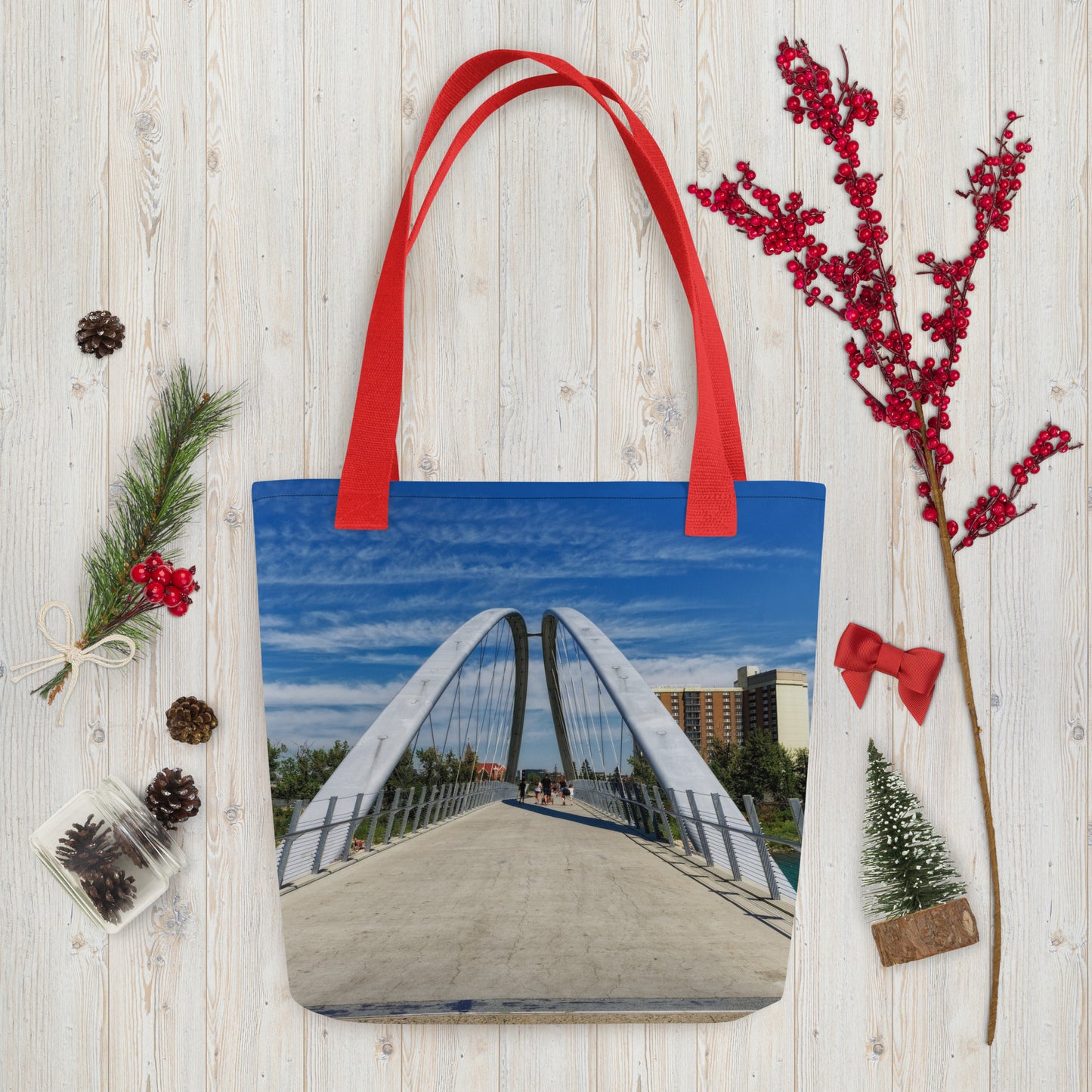 All-Over Print Tote Bag - George C. King Bridge