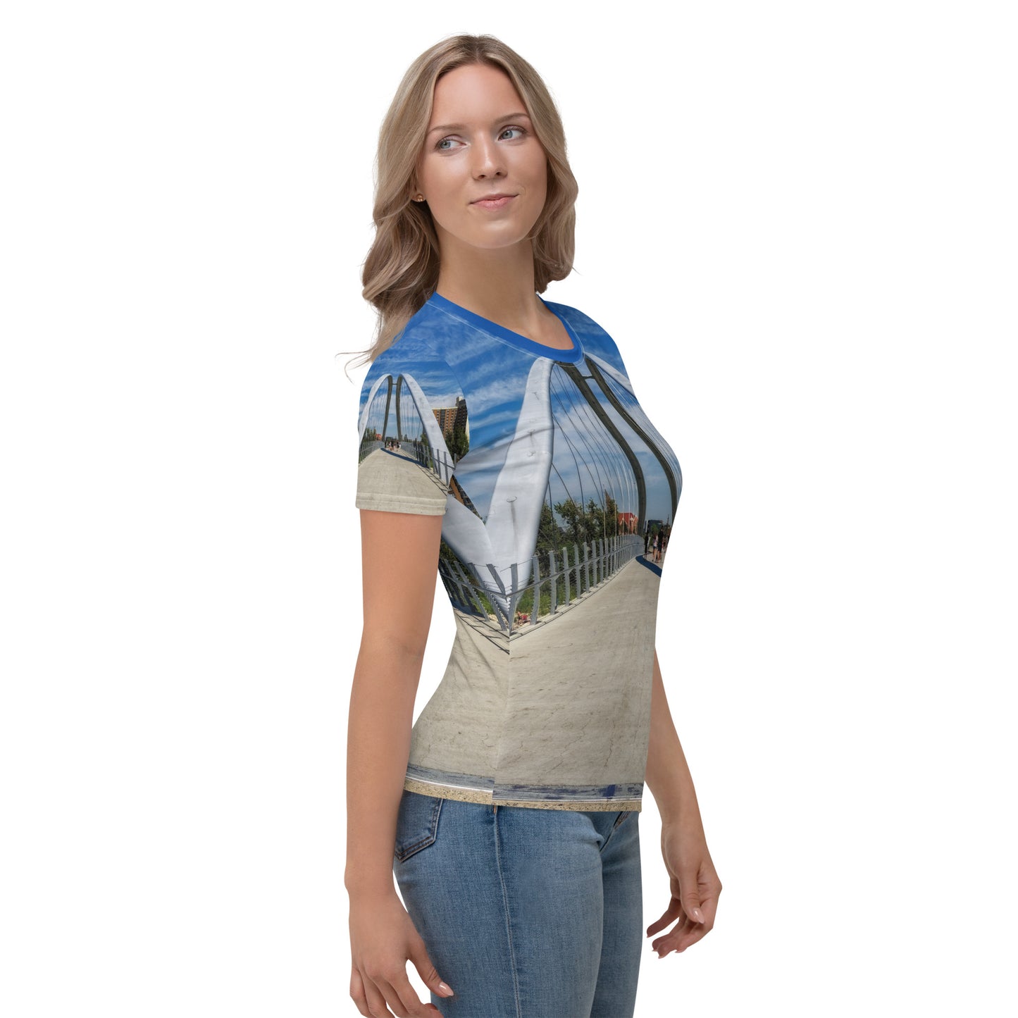 Women's All-Over T-Shirt - George C. King Bridge