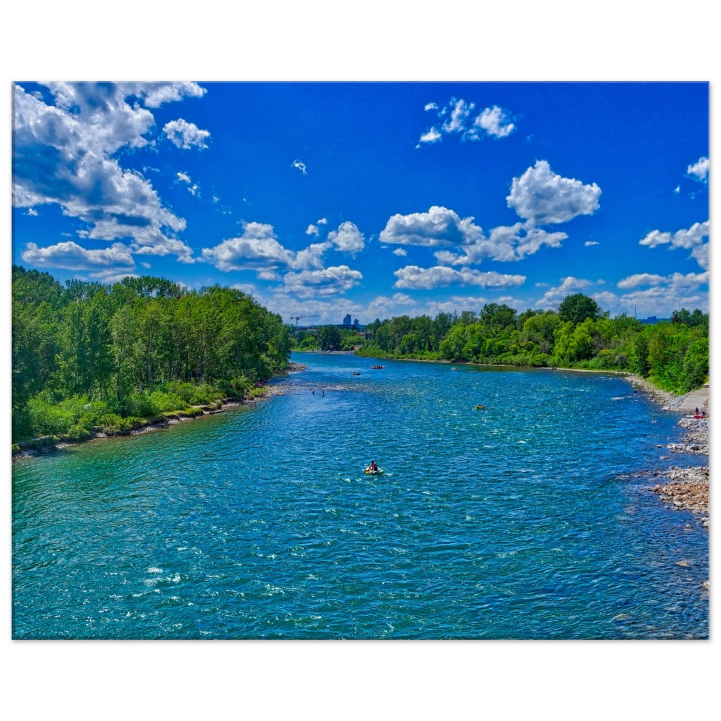 Canvas Print - Prince's Island Park Bow River HDR