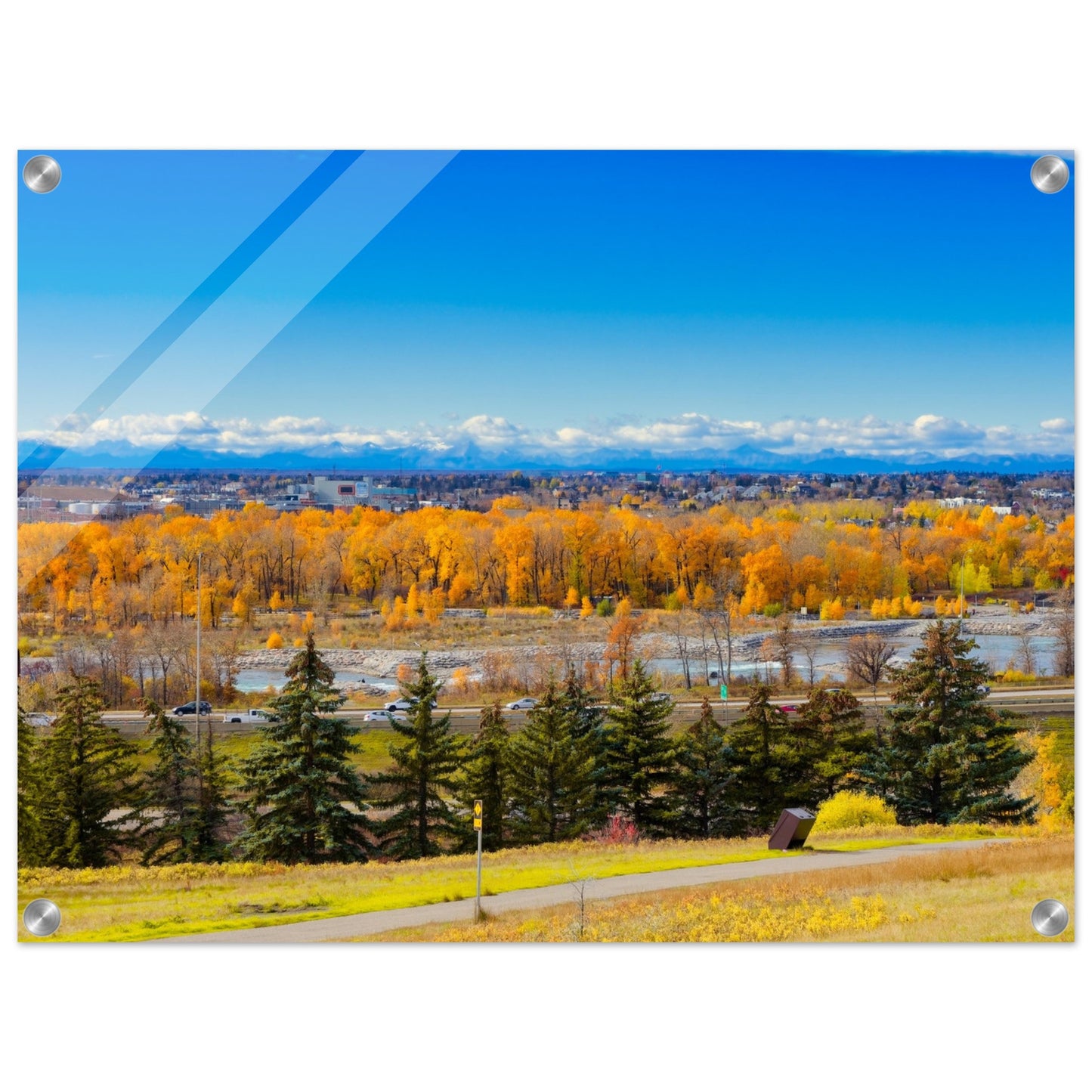 Acrylic Print - Fall Colours Max Bell Centre