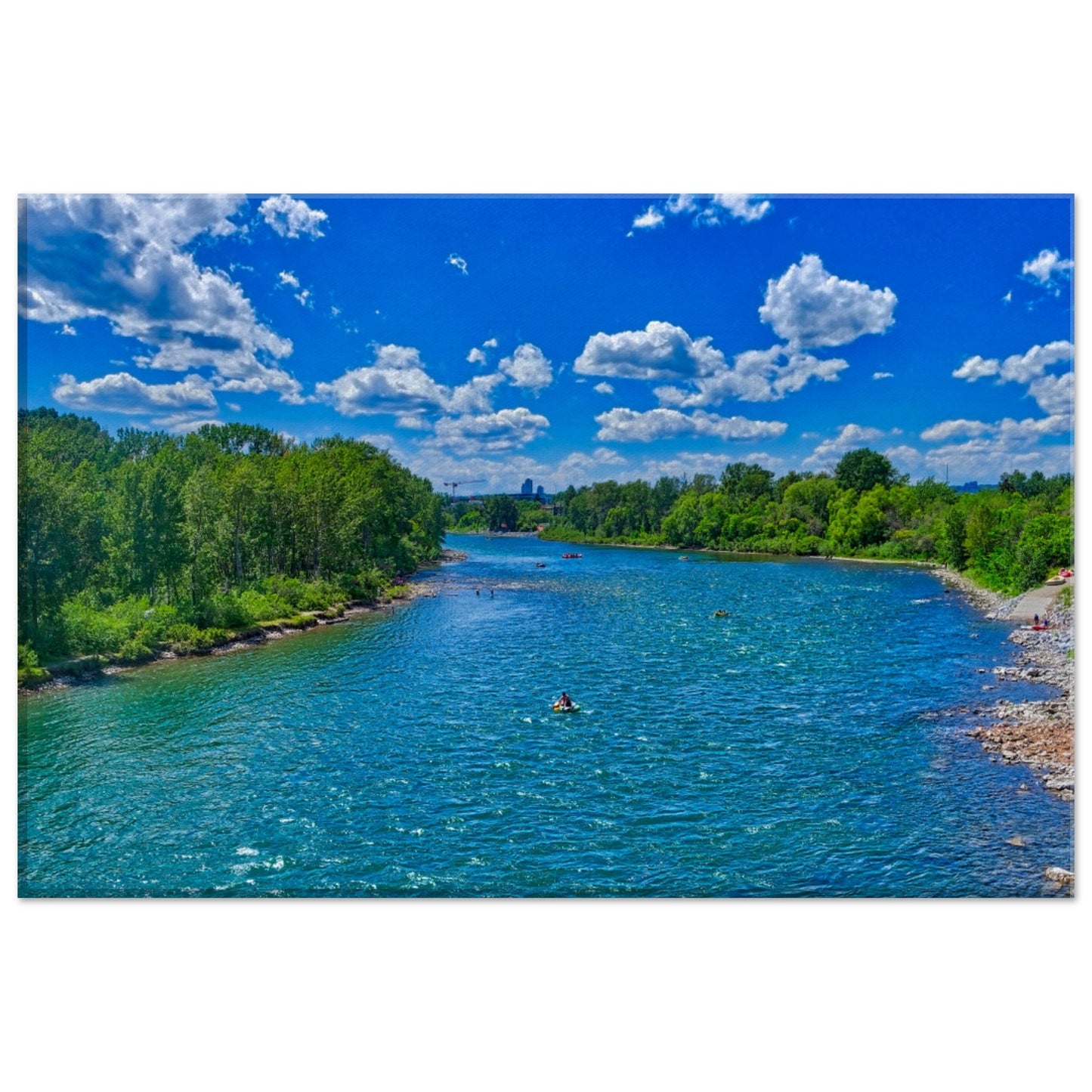 Canvas Print - Prince's Island Park Bow River HDR