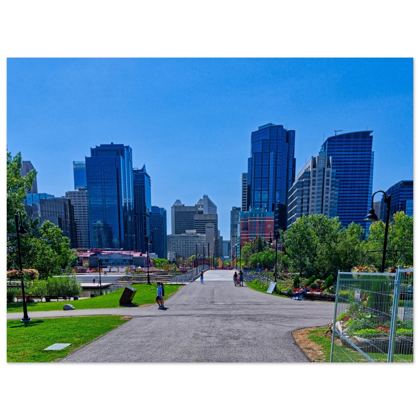 Foam Print - Downtown Calgary Prince's Island Park HDR