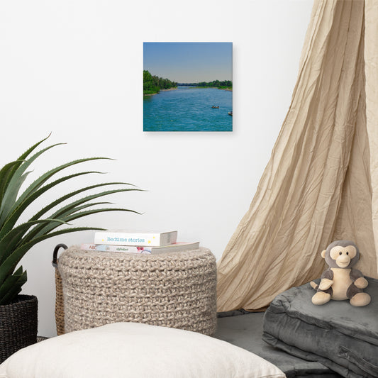 Canvas Print - Bow River George C. King Bridge