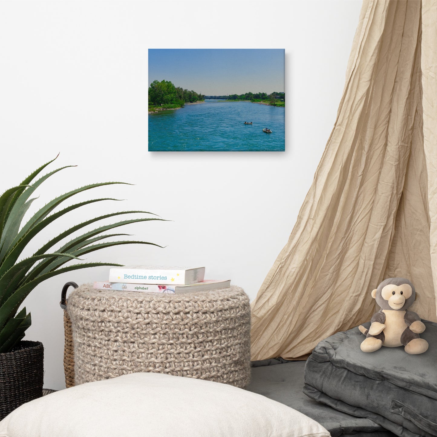 Canvas Print - Bow River George C. King Bridge