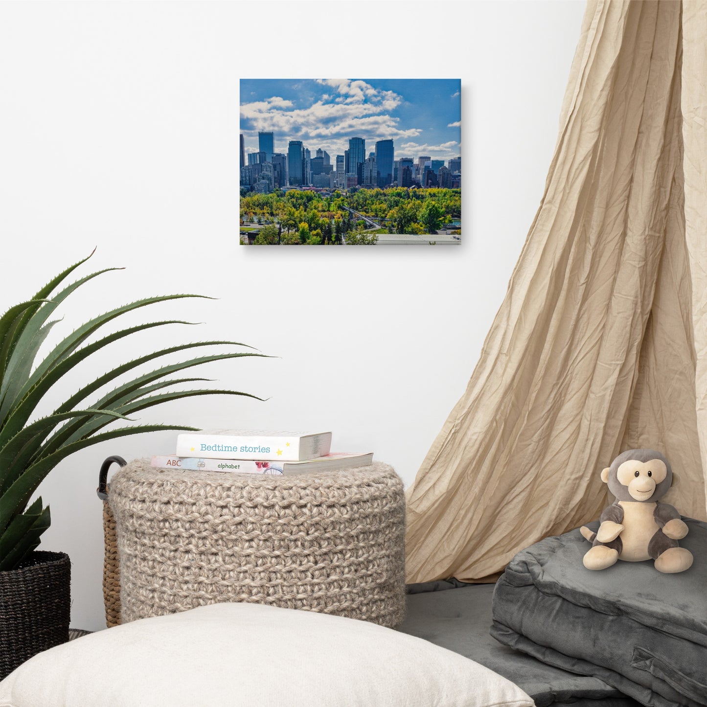 Canvas Prints - Downtown Calgary McHugh Bluff Fall