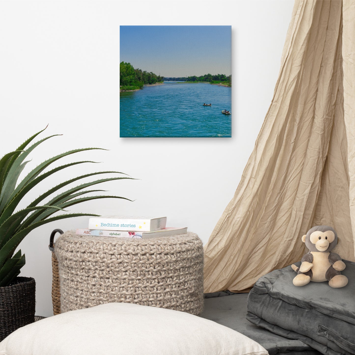 Canvas Print - Bow River George C. King Bridge