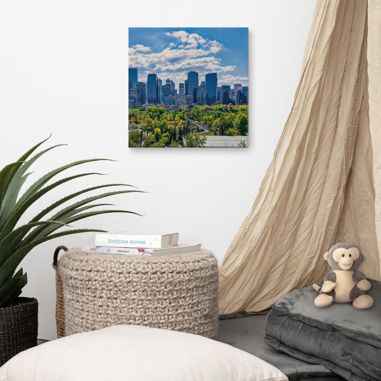 Canvas Prints - Downtown Calgary McHugh Bluff Fall