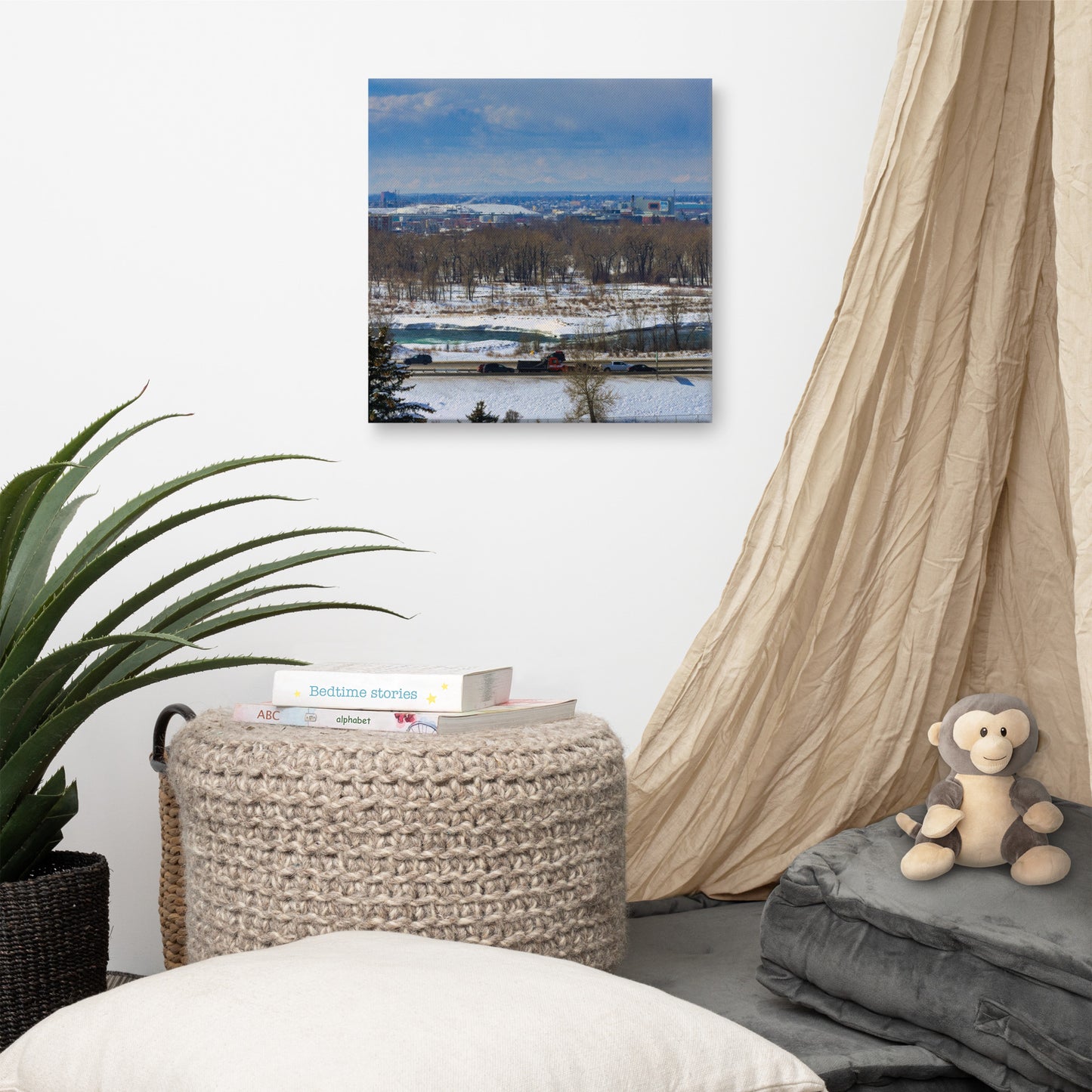 Canvas Print - Max Bell Centre South Winter