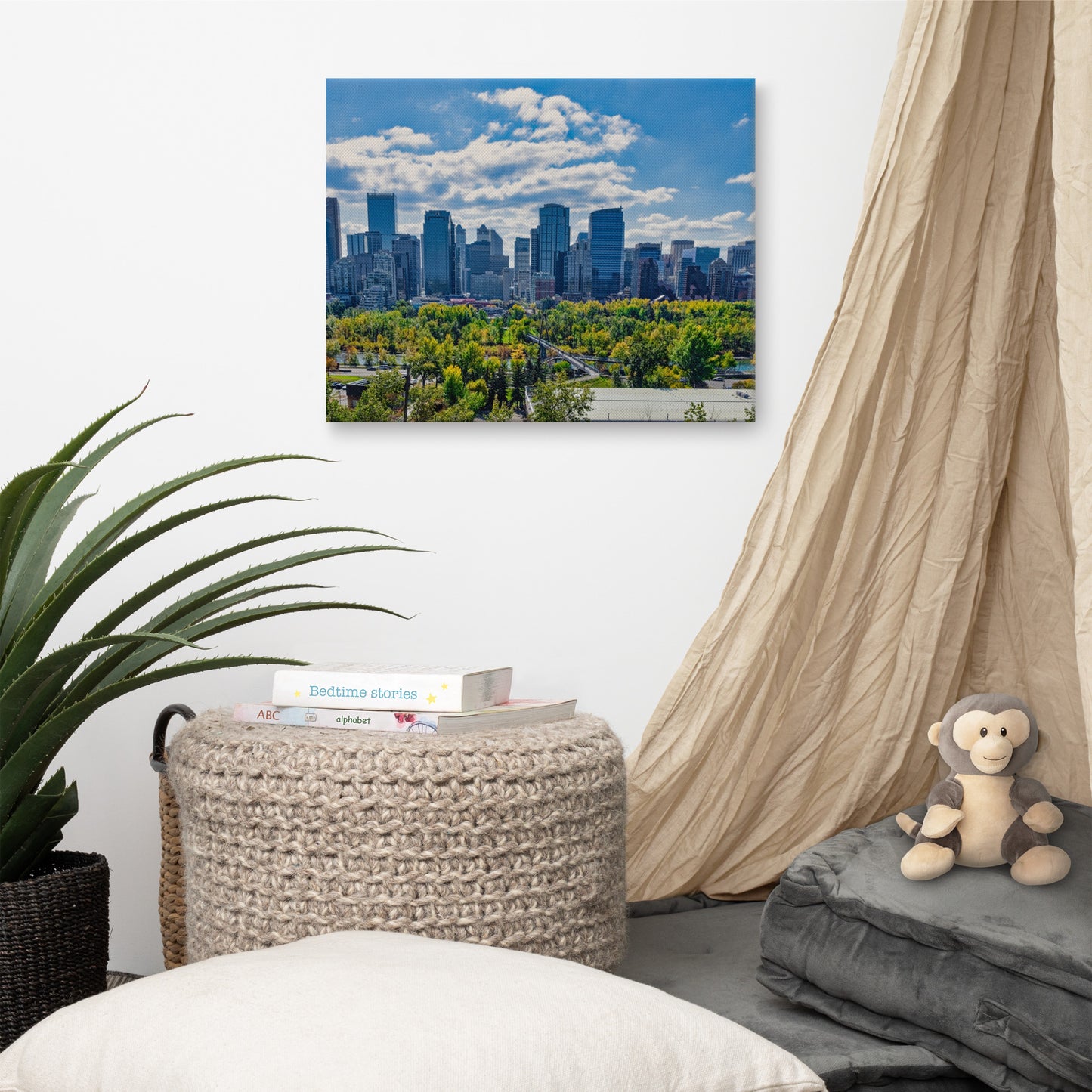 Canvas Prints - Downtown Calgary McHugh Bluff Fall