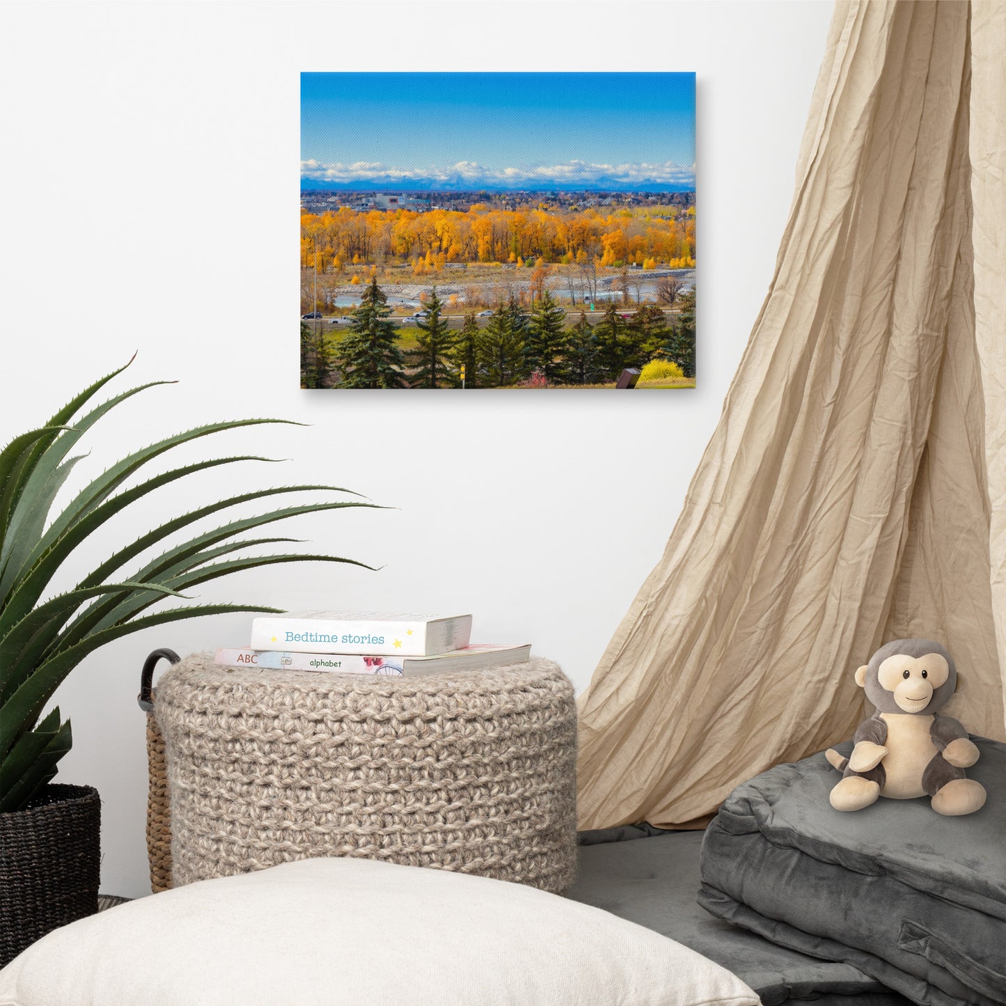 Canvas Prints - Fall Colours Max Bell Centre
