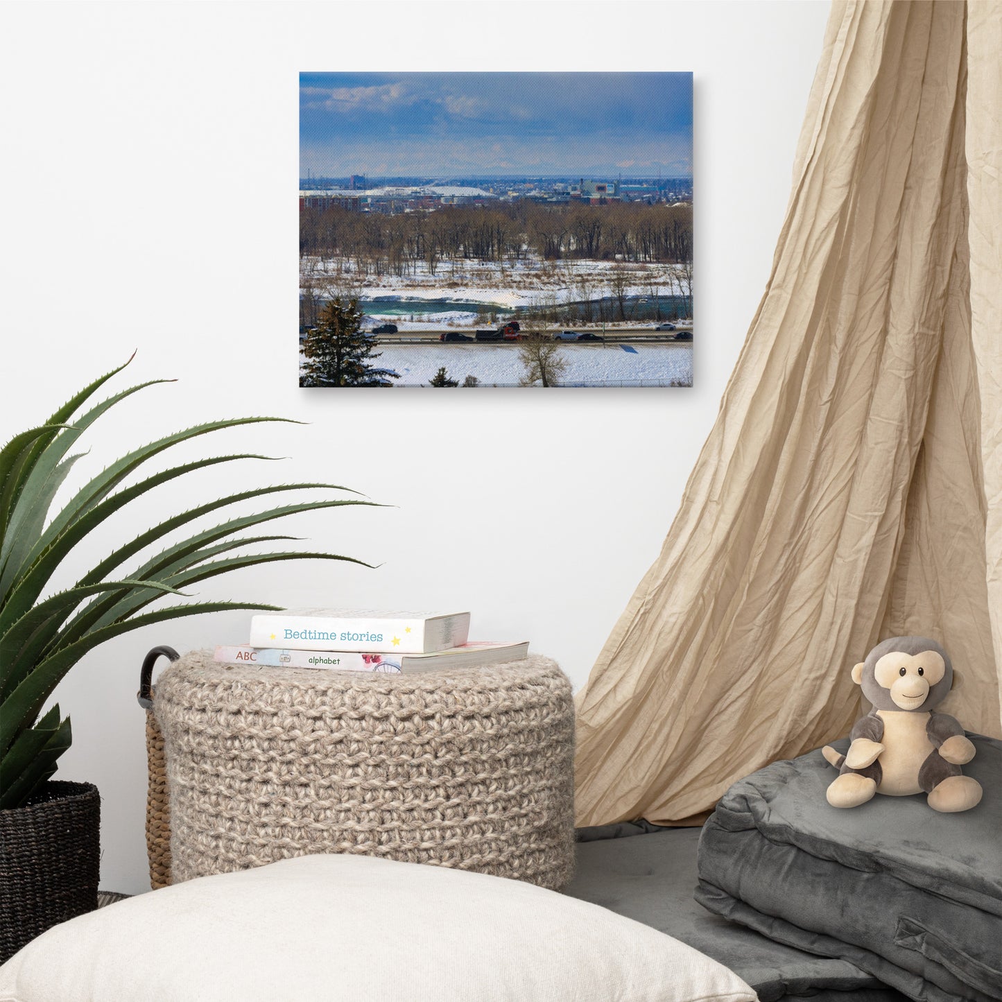 Canvas Print - Max Bell Centre South Winter