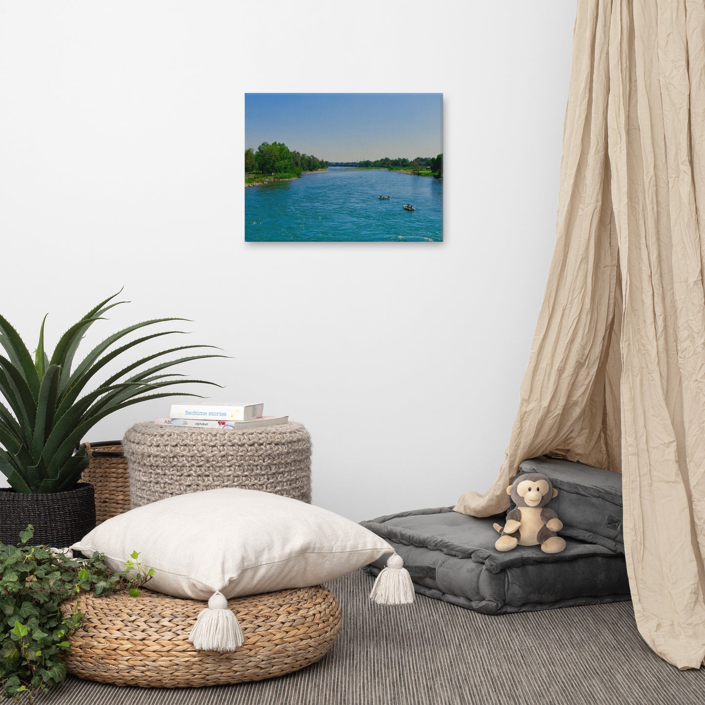 Canvas Print - Bow River George C. King Bridge