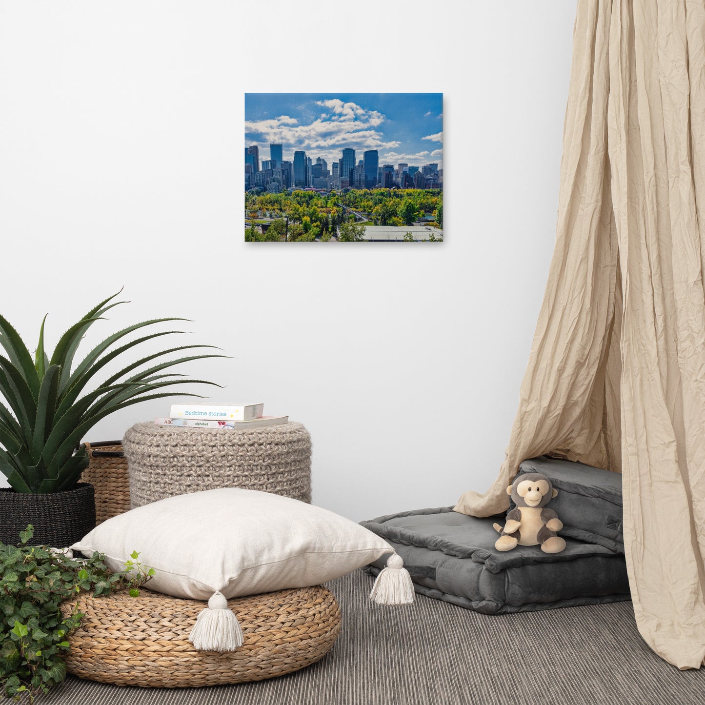 Canvas Prints - Downtown Calgary McHugh Bluff Fall