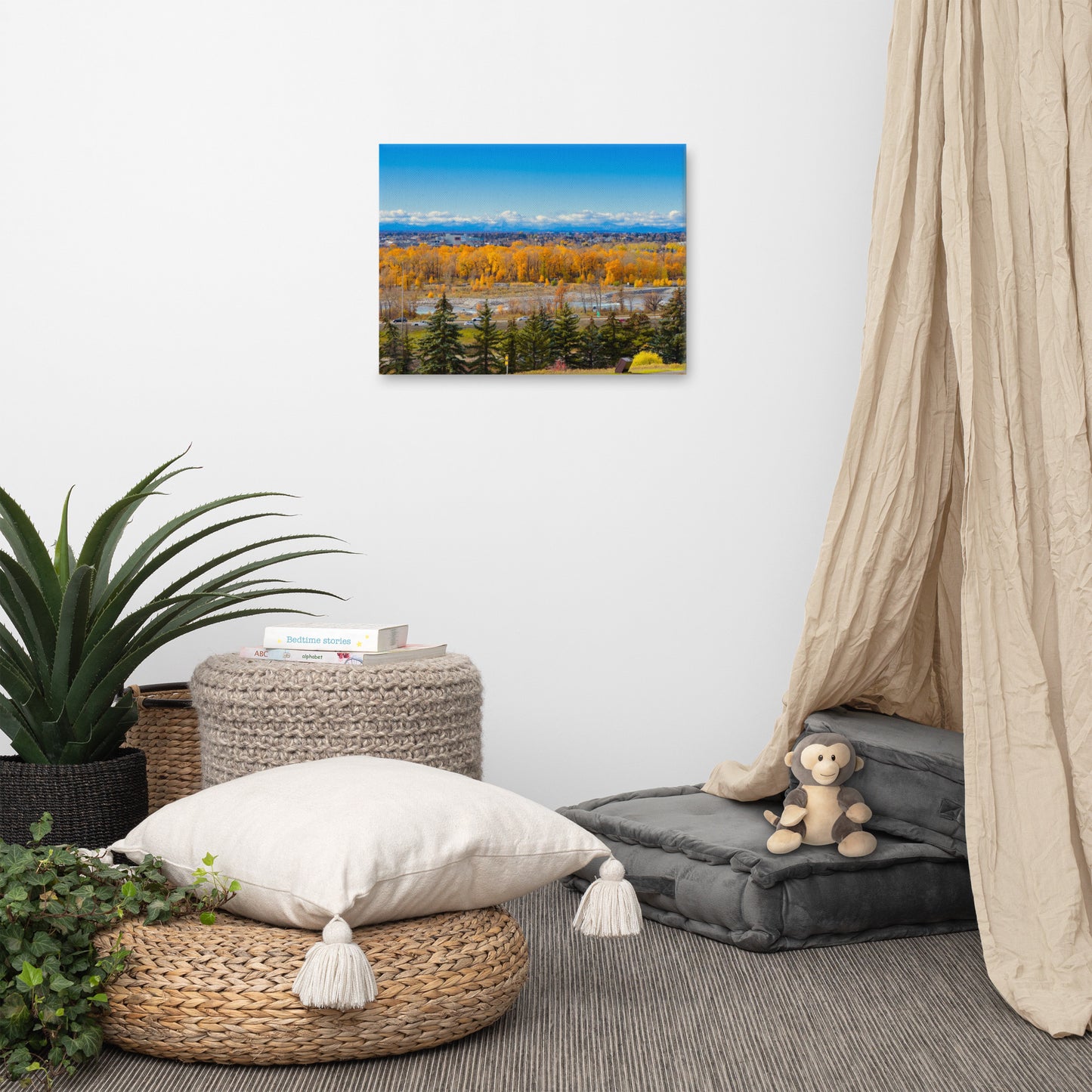 Canvas Prints - Fall Colours Max Bell Centre