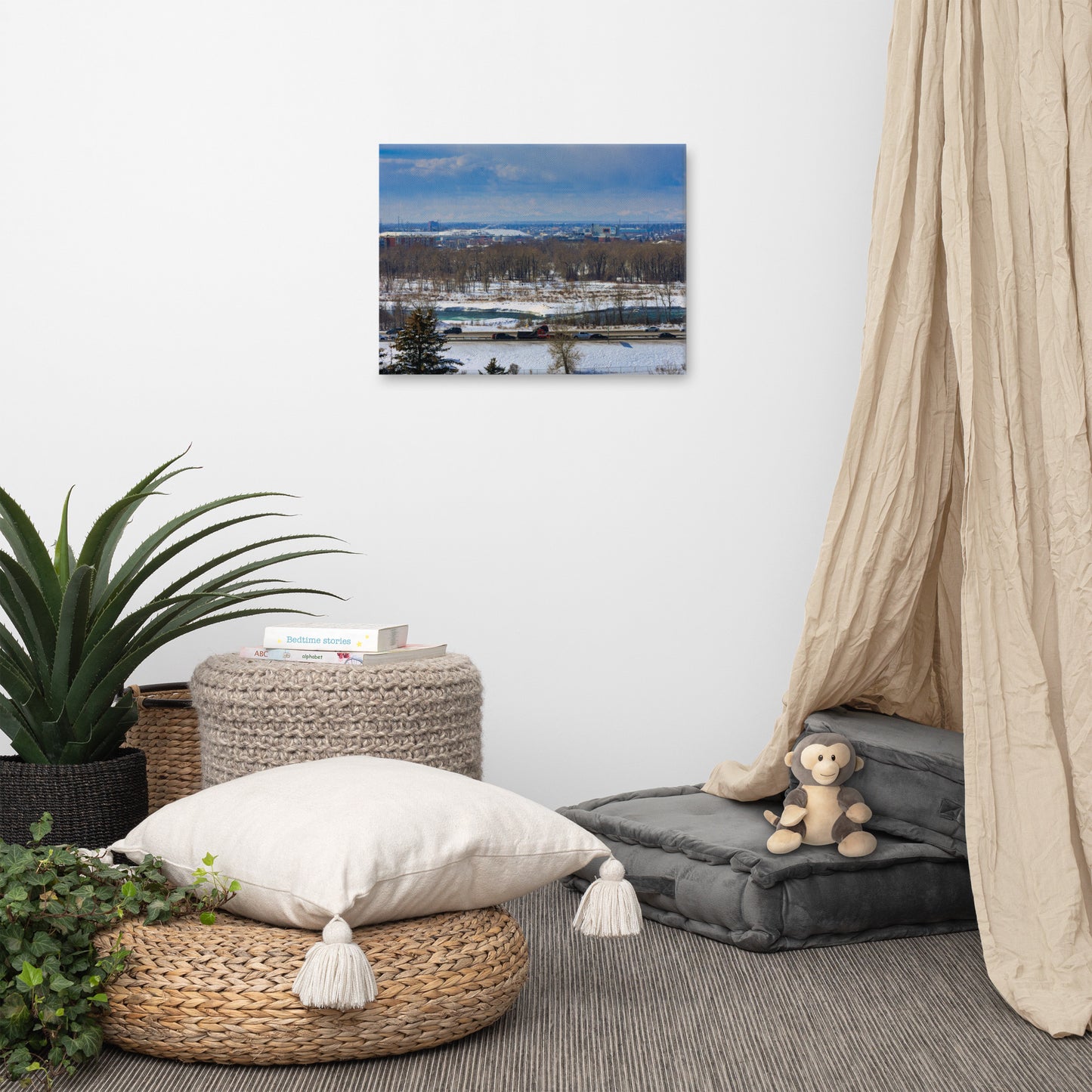 Canvas Print - Max Bell Centre South Winter