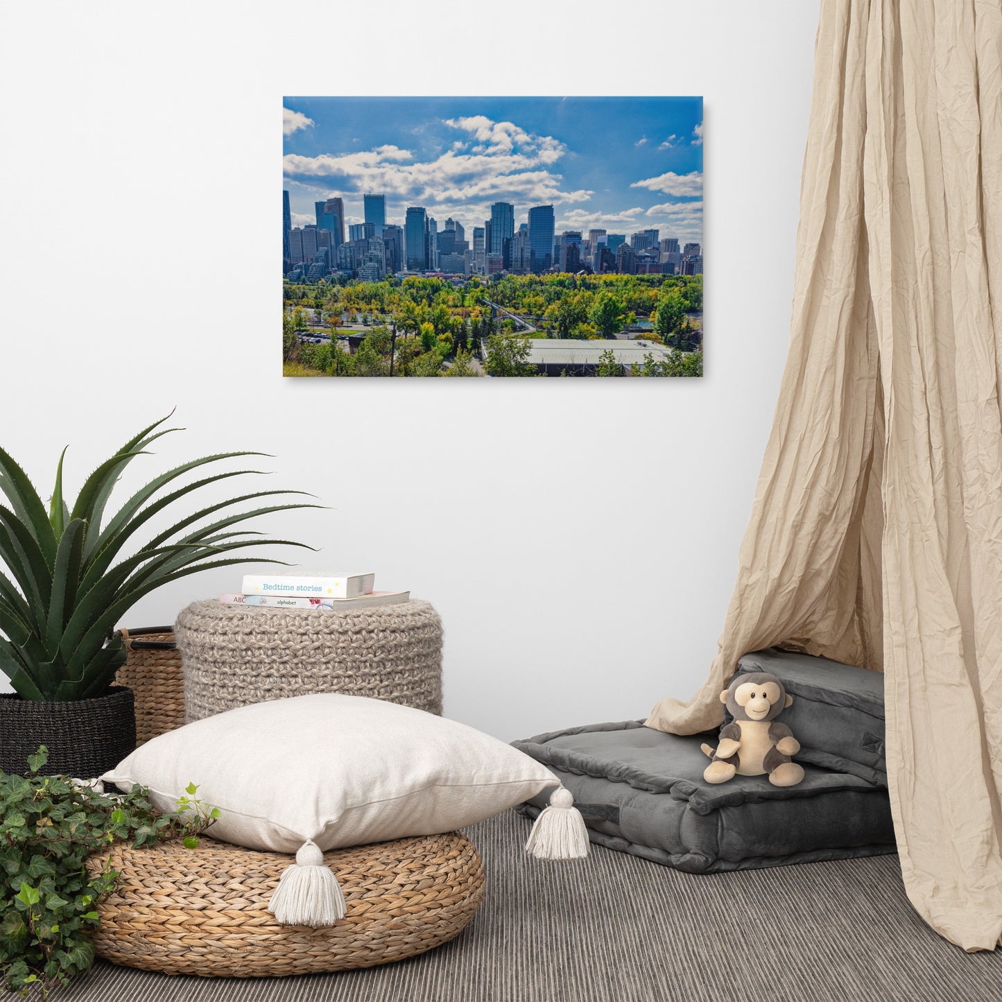 Canvas Prints - Downtown Calgary McHugh Bluff Fall