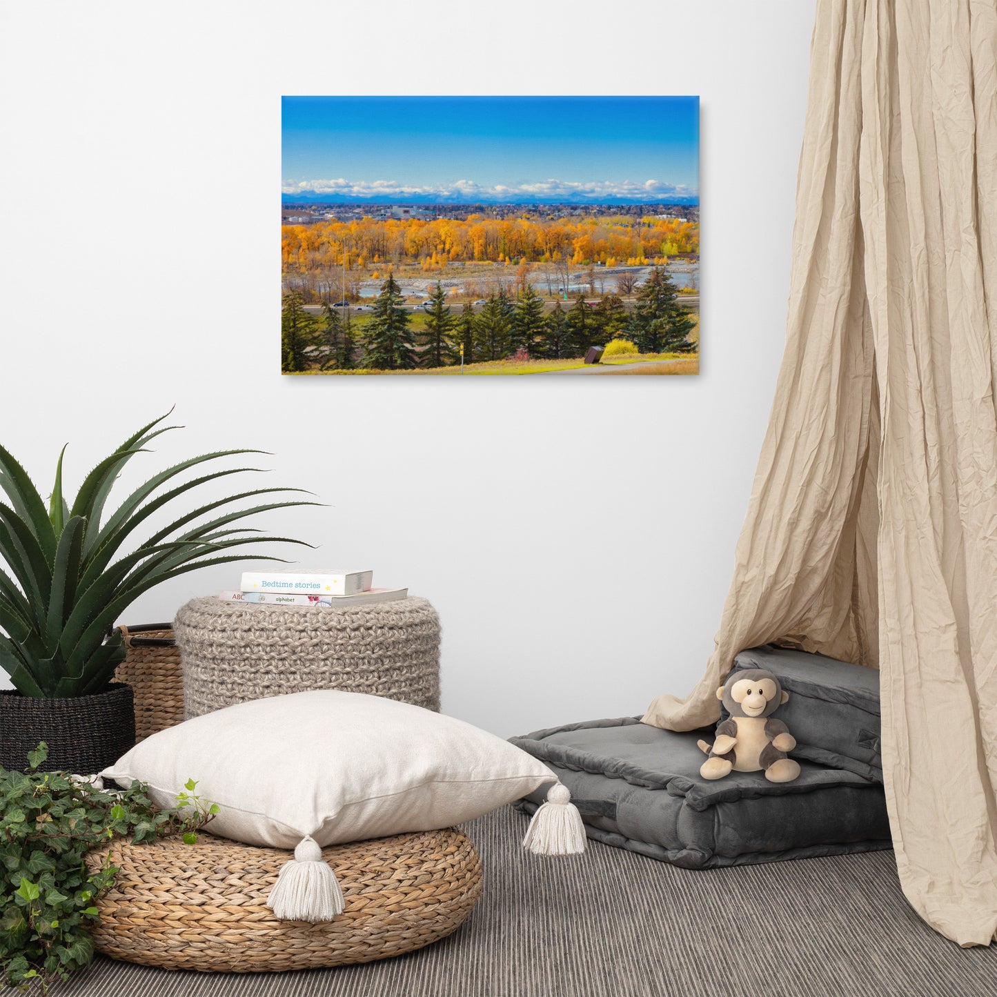 Canvas Prints - Fall Colours Max Bell Centre