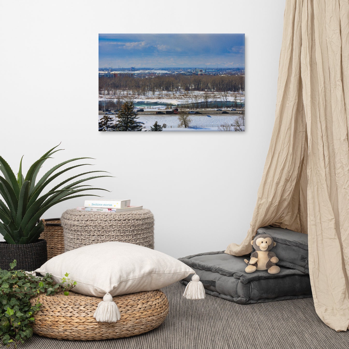 Canvas Print - Max Bell Centre South Winter