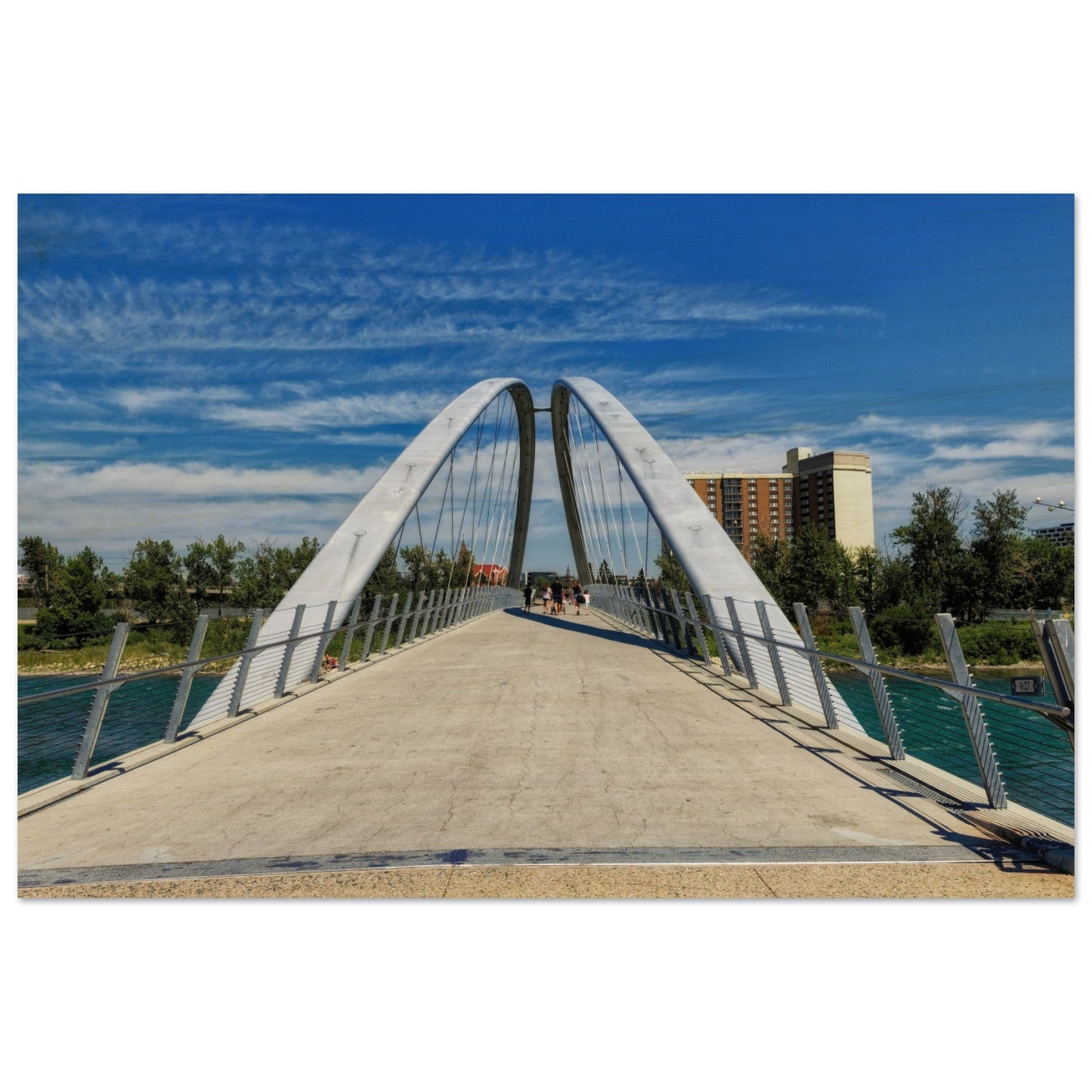 Wood Print - George C. King Bridge