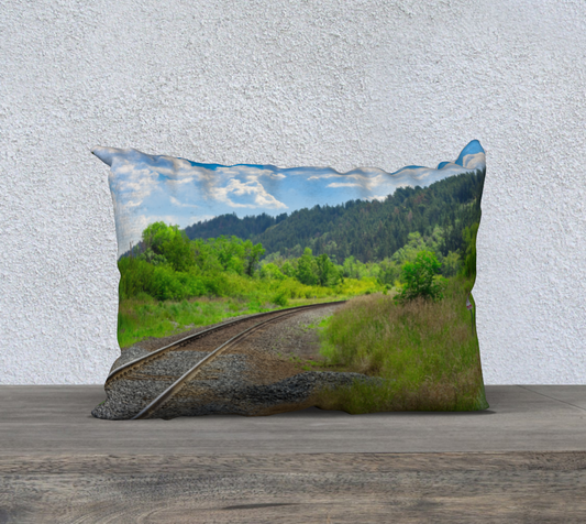 20x14 Pillow Case - Edworthy Park CPKC Tracks