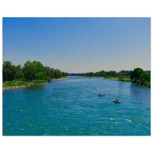 Foam Print - Bow River George C. King Bridge