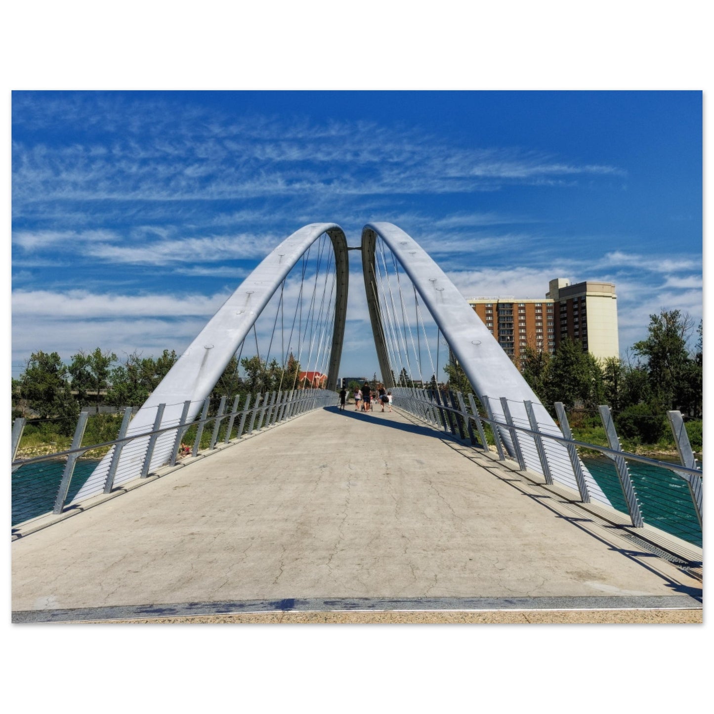 Premium Semi-Glossy Poster Print - George C. King Bridge