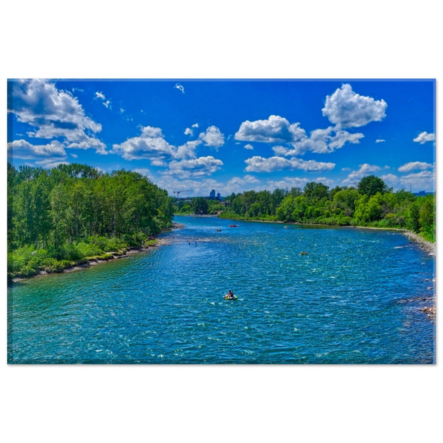 Canvas Print - Prince's Island Park Bow River HDR