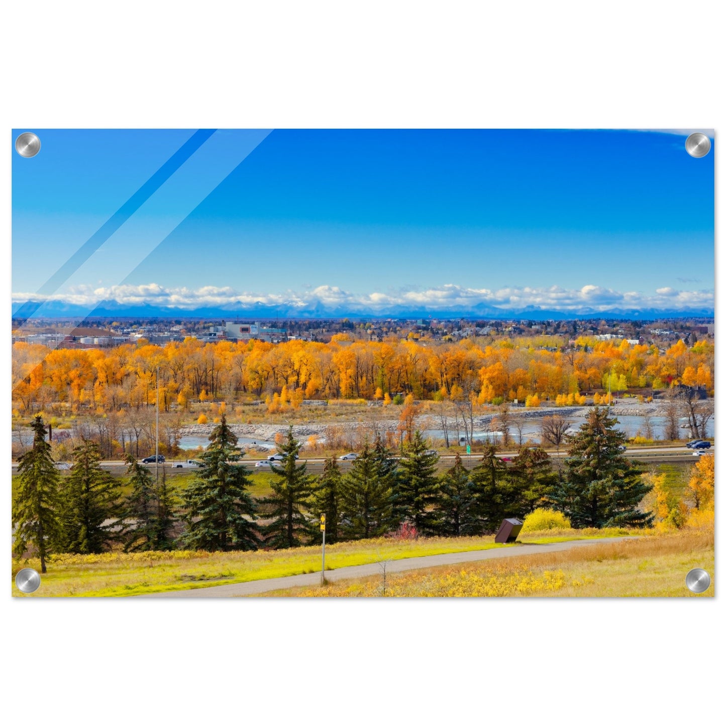 Acrylic Print - Fall Colours Max Bell Centre