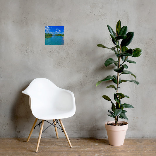 Matte Poster Print - Prince's Island Park Bow River HDR