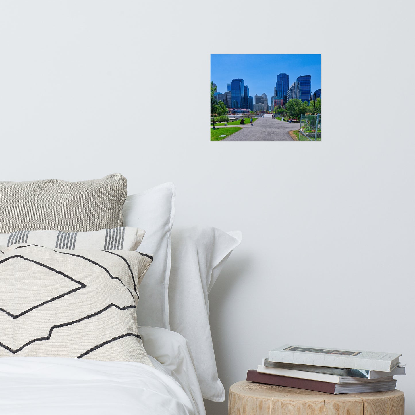 Matte Poster Print - Downtown Calgary Prince's Island Park HDR