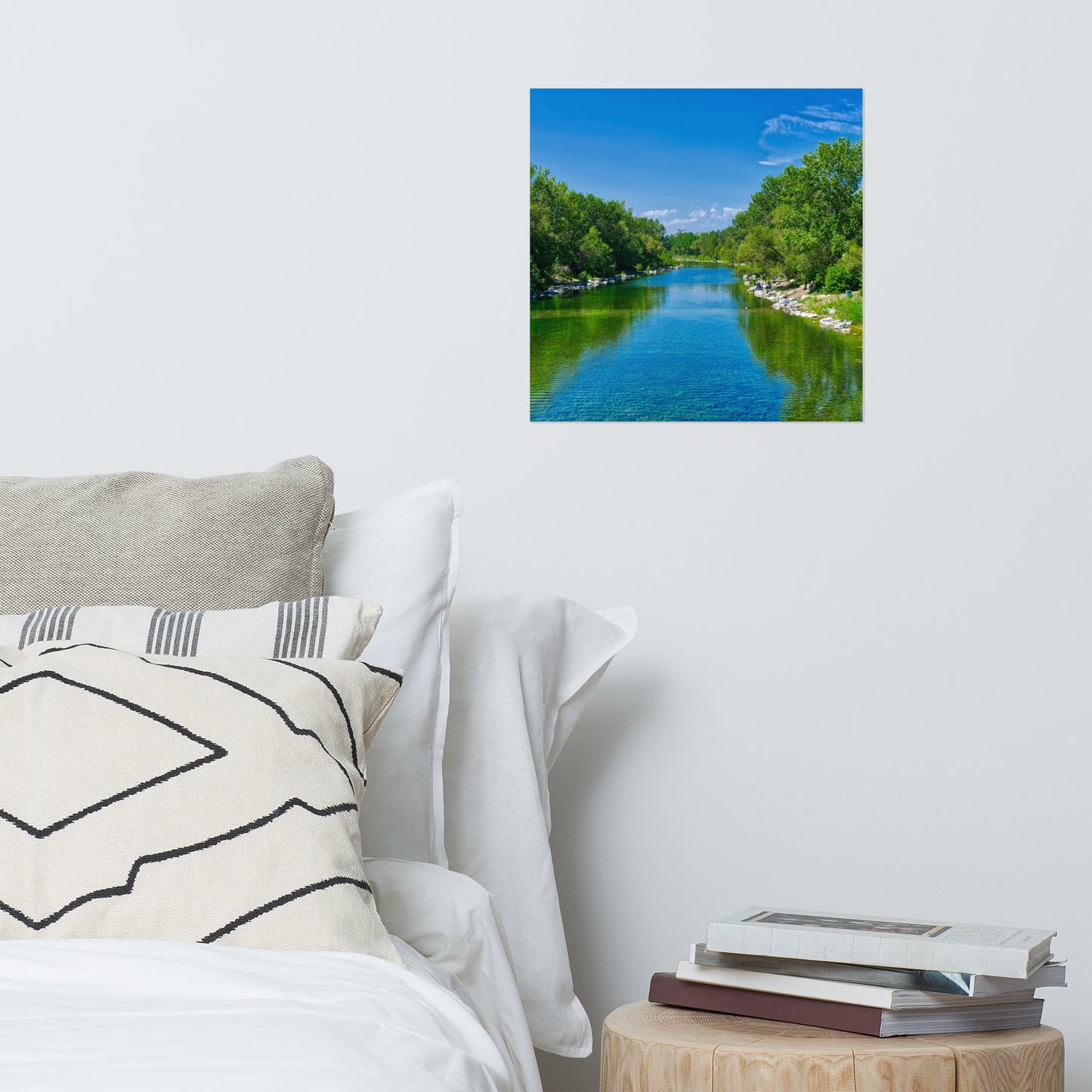 Matte Poster Print - Bow River South Prince's Island Park HDR