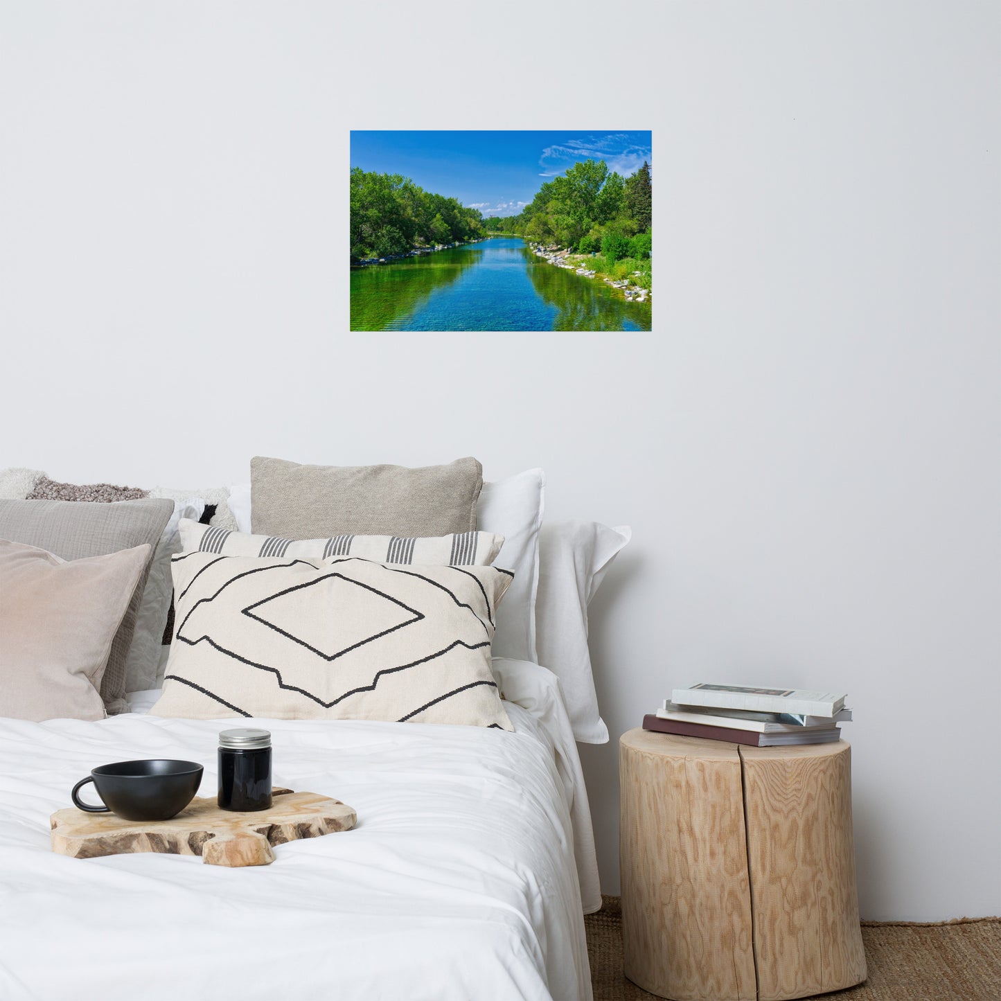 Matte Poster Print - Bow River South Prince's Island Park HDR